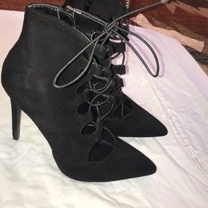 Black Suede Pumps